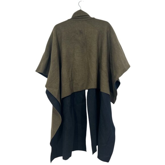 by Anthropologie Split Front Poncho One Size Pre-Loved - Picture 3 of 4